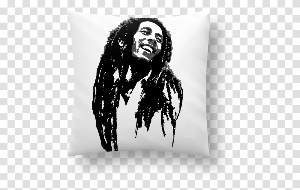 Bob Marley, Pillow, Cushion, Person, Face Transparent Png