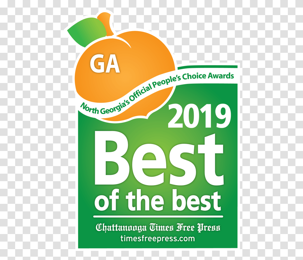 Bob Nga Standard 2019 Chattanooga Times Free Press Best Of The Best In Ga, Label, Plant, Word Transparent Png
