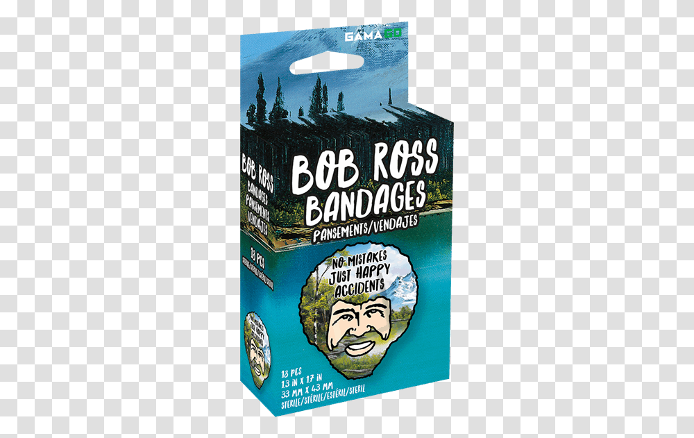 Bob Ross Bandages, Paper, Poster, Advertisement, Flyer Transparent Png