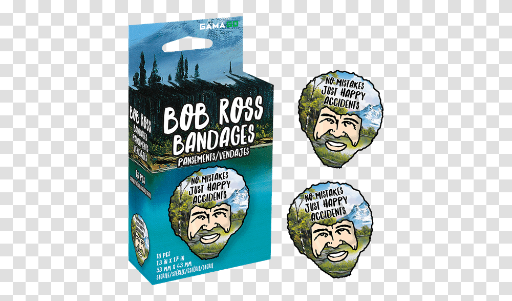 Bob Ross Bandages, Poster, Advertisement, Flyer, Paper Transparent Png