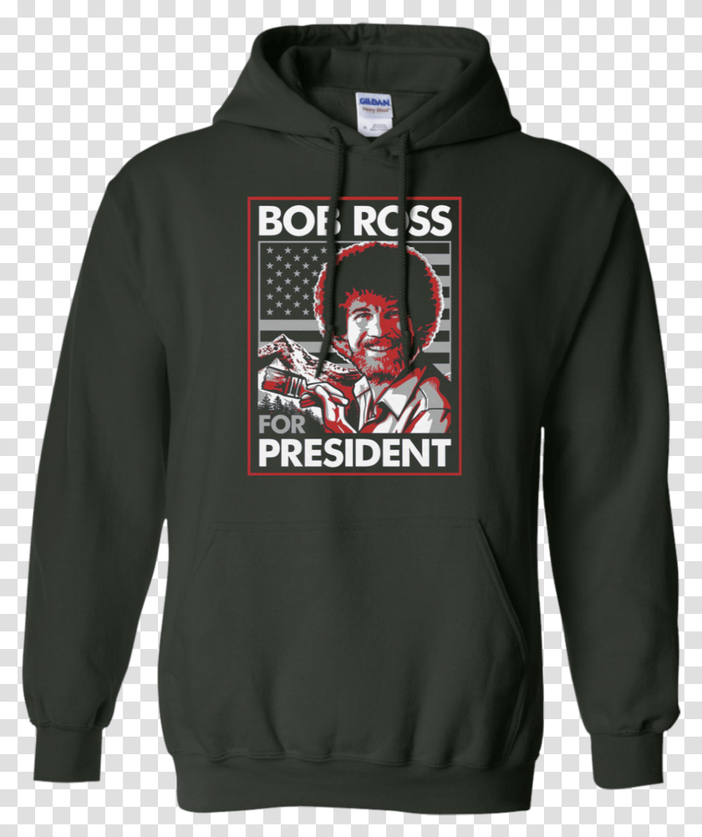 Bob Ross Hoodie No Such Thing As A Fish Hoodie, Apparel, Sweatshirt, Sweater Transparent Png