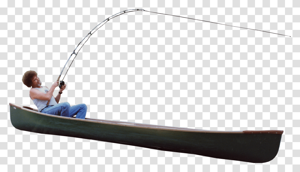 Bob Ross, Person, Canoe, Rowboat, Vehicle Transparent Png