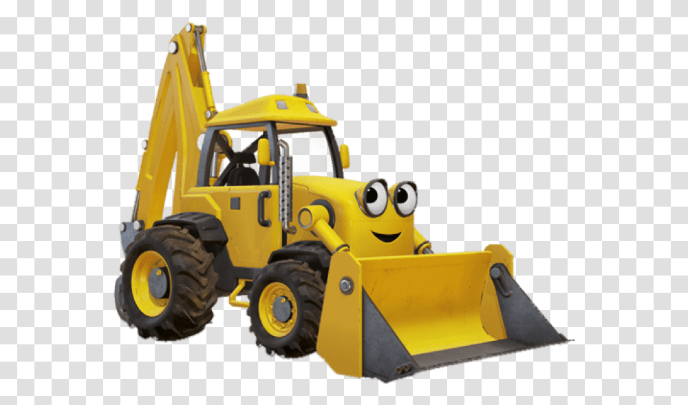 Bob The Builder Bob The Builder Clipart Free, Bulldozer, Tractor, Vehicle, Transportation Transparent Png