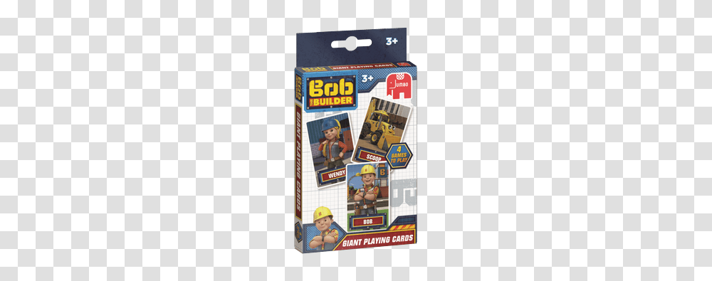 Bob The Builder Giant Playing Cards, Person, Human Transparent Png