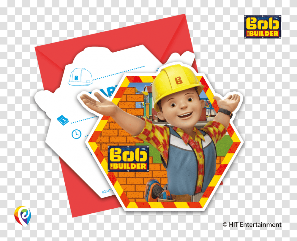 Bob The Builder Invites Transparent Png