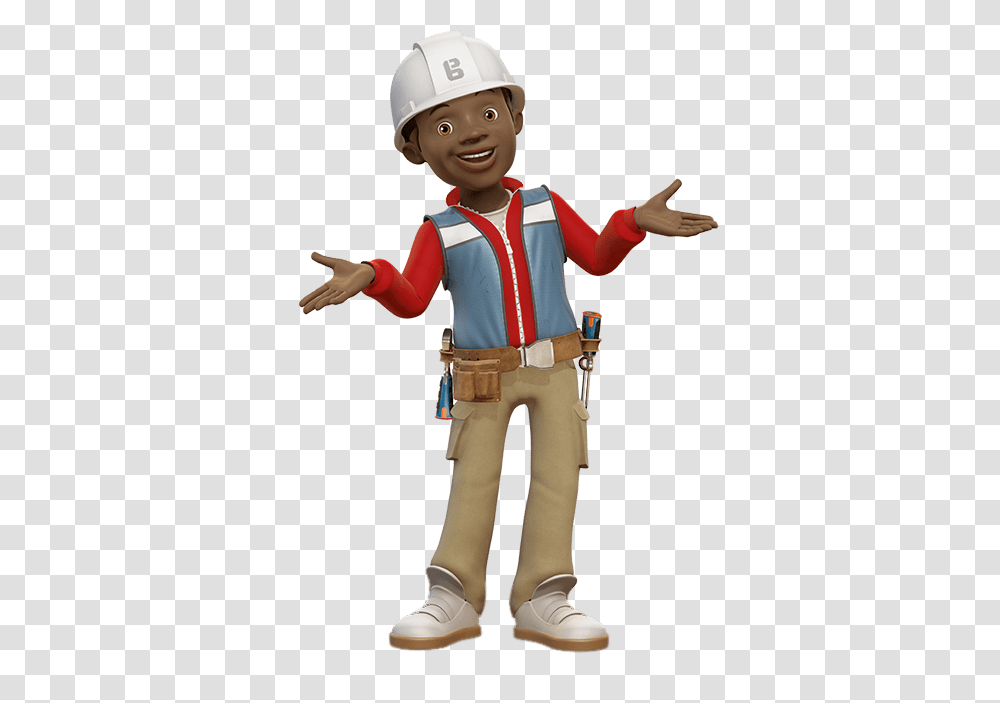 Bob The Builder Leo, Helmet, Person, People Transparent Png