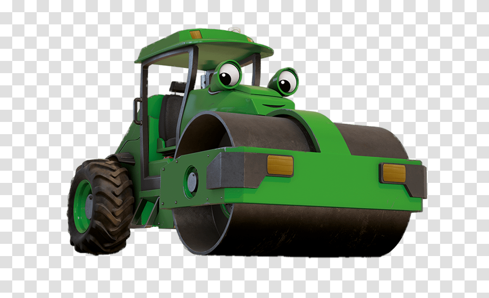 Bob The Builder Roley, Vehicle, Transportation, Bulldozer, Tractor Transparent Png
