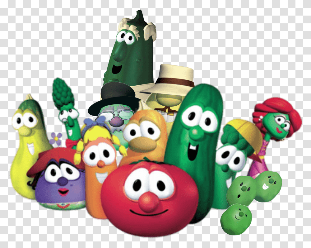 Bob The Tomato Larry The Cucumber, Penguin, Bird, Animal, Food Transparent Png