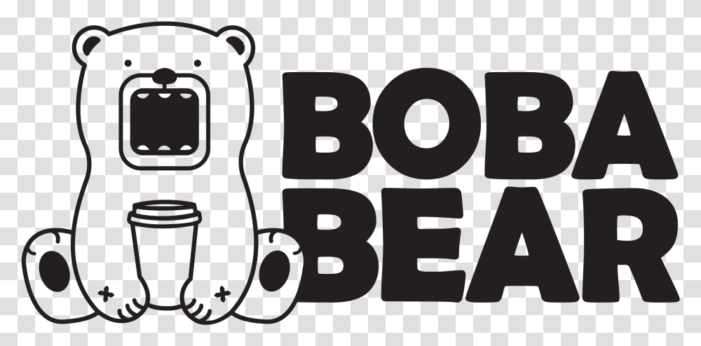 Boba Bear Cartoon, Alphabet, Word, Number Transparent Png