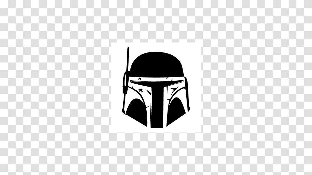 Boba Fett Mask Vinyl Decal Sticker, Stencil, Silhouette, Label Transparent Png