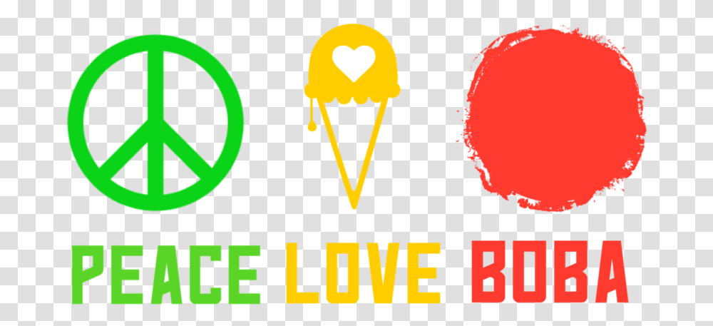 Boba - Peace Love &, Text, Symbol, Alphabet, Logo Transparent Png