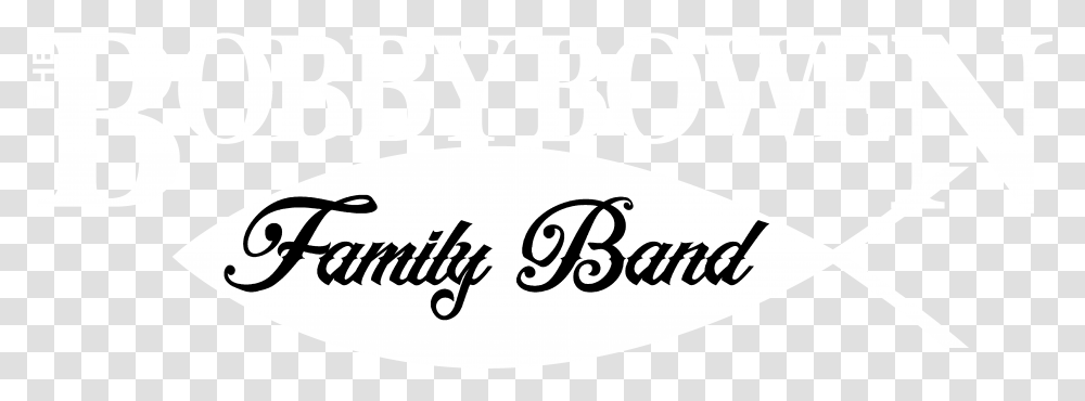 Bobby Bowen Family Band Calligraphy, Label, Sticker, Meal Transparent Png