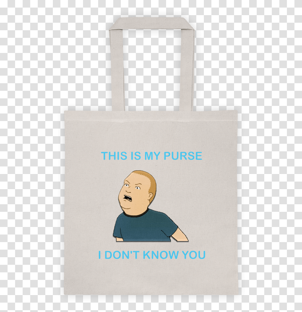 Bobby Hill This Is My Purse King Of The Hill Tote Bag Tote Bag, Person, Human, Shopping Bag Transparent Png
