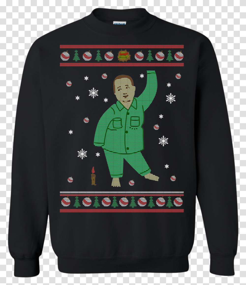 Bobby Hill Ugly Christmas Teacher Christmas Jumper Funny, Sleeve, Clothing, Apparel, Long Sleeve Transparent Png
