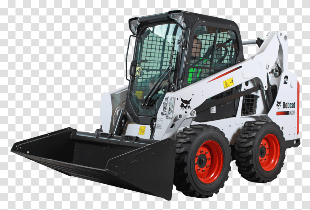 Bobcat Company Sk Bobcat Machine, Tractor, Vehicle, Transportation, Bulldozer Transparent Png