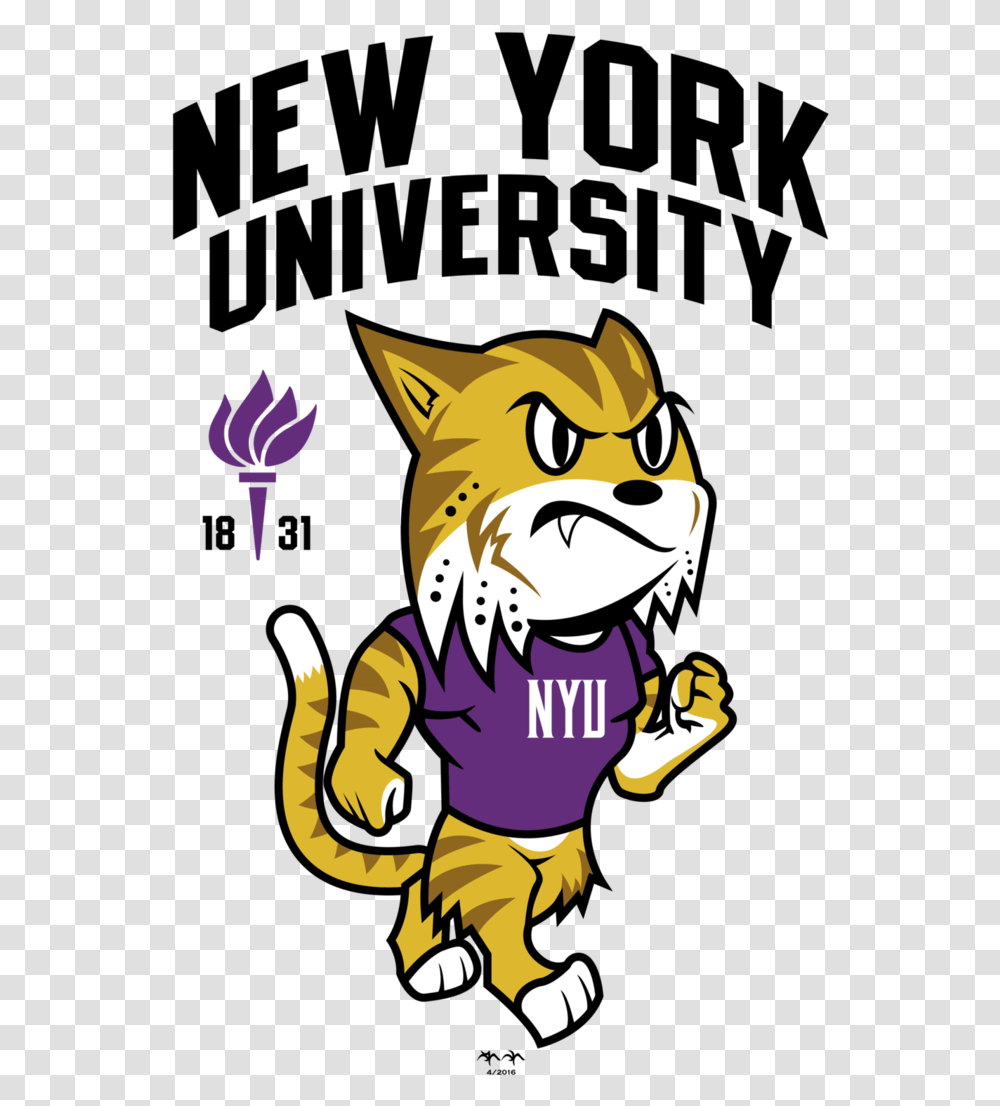 Bobcat New York University Mascot, Person, Human, Costume, Performer Transparent Png
