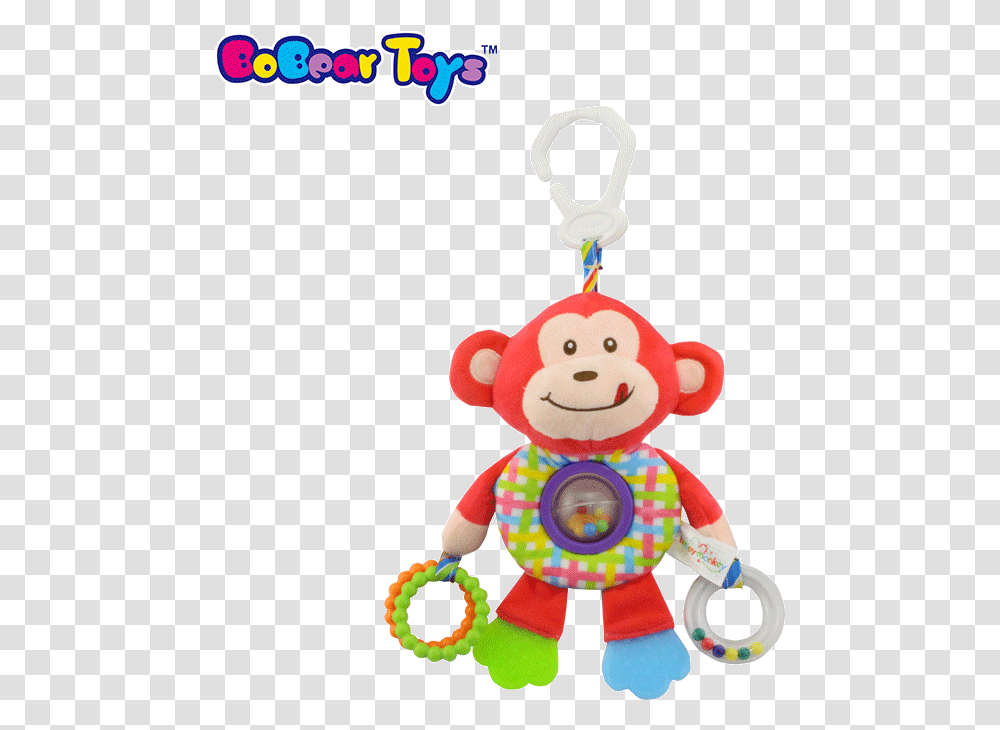 Bobeartoys Custom Soft Animal Monkey Plush Toy Teether Toy, Rattle, Elf Transparent Png