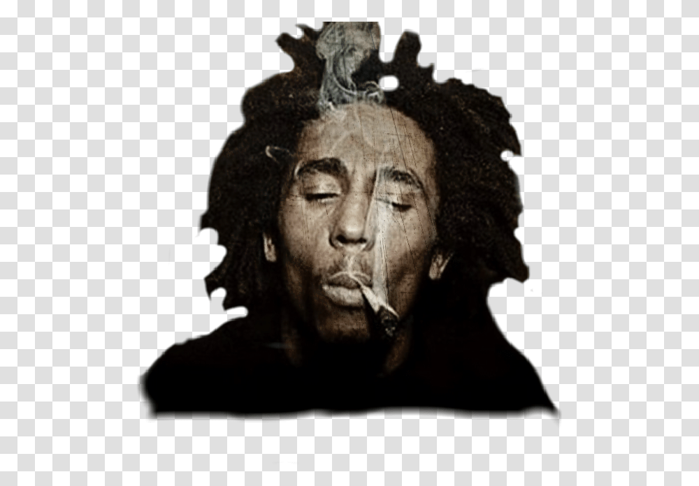 Bobmarley Marley Smoke Bob Marley, Person, Human, Head, Face Transparent Png