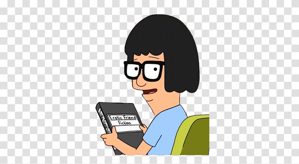 Bobs Burgers Halloween Clipart Free Clipart, Reading, Hair, Head, Video Gaming Transparent Png