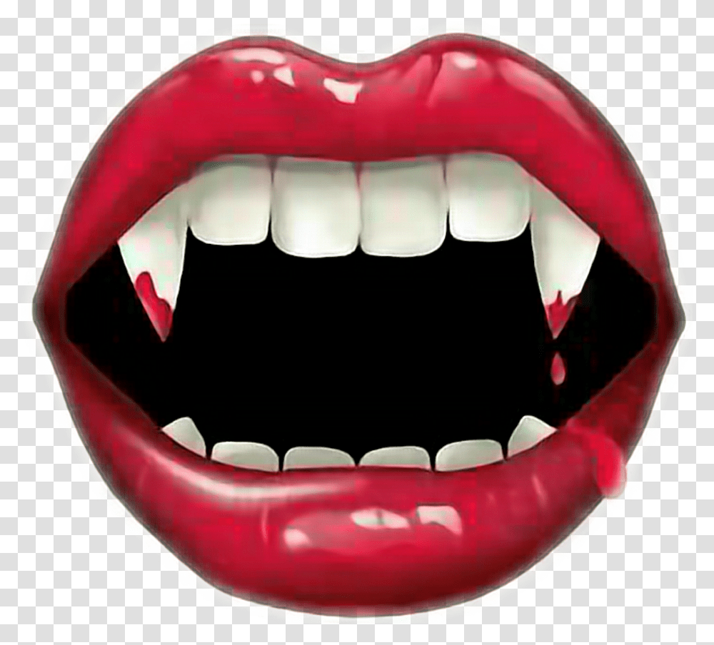 Boca De Vampiro Download Vampire Mouth Clipart, Teeth, Helmet, Apparel Transparent Png