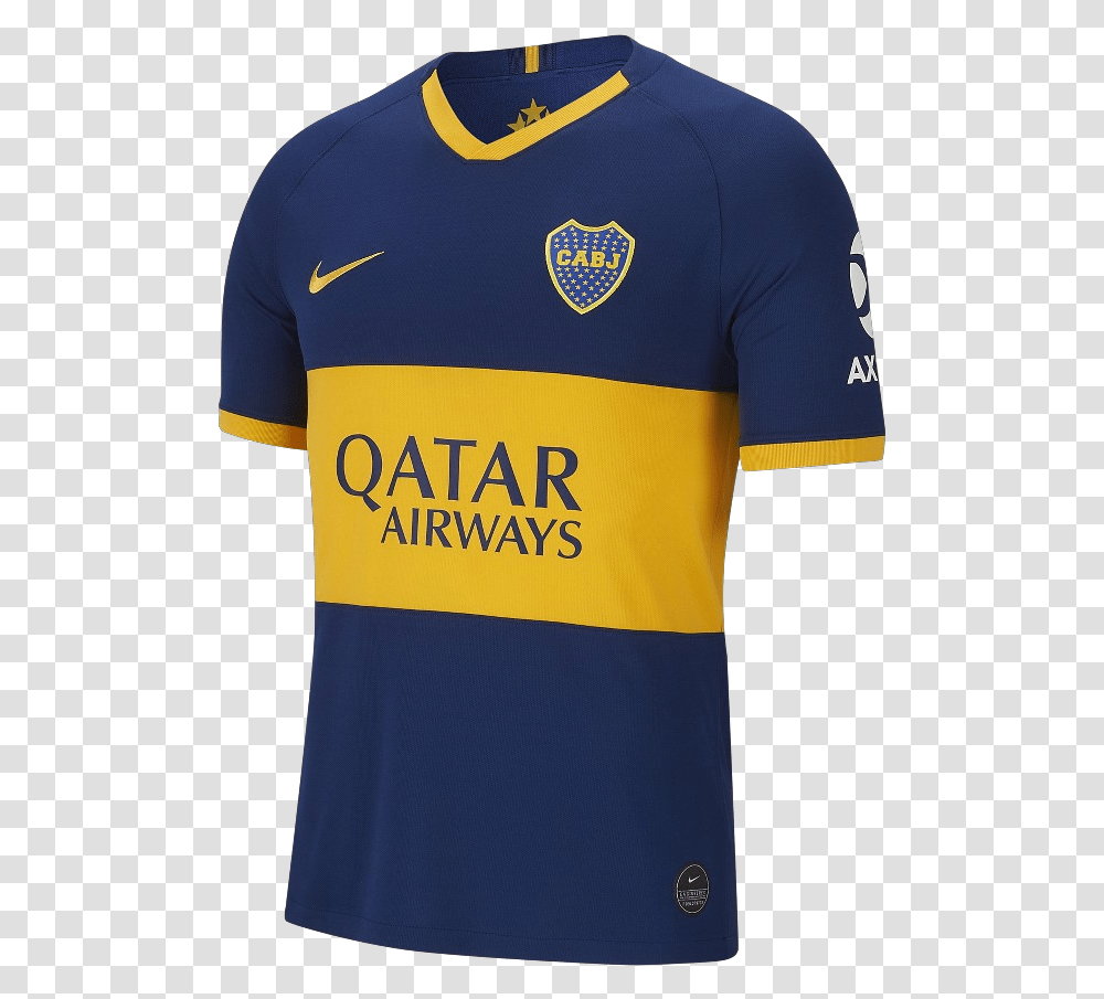 Boca Juniors 1920 Home JerseyTitle Boca Juniors Boca Juniors Jersey 2019, Apparel, Shirt, Person Transparent Png