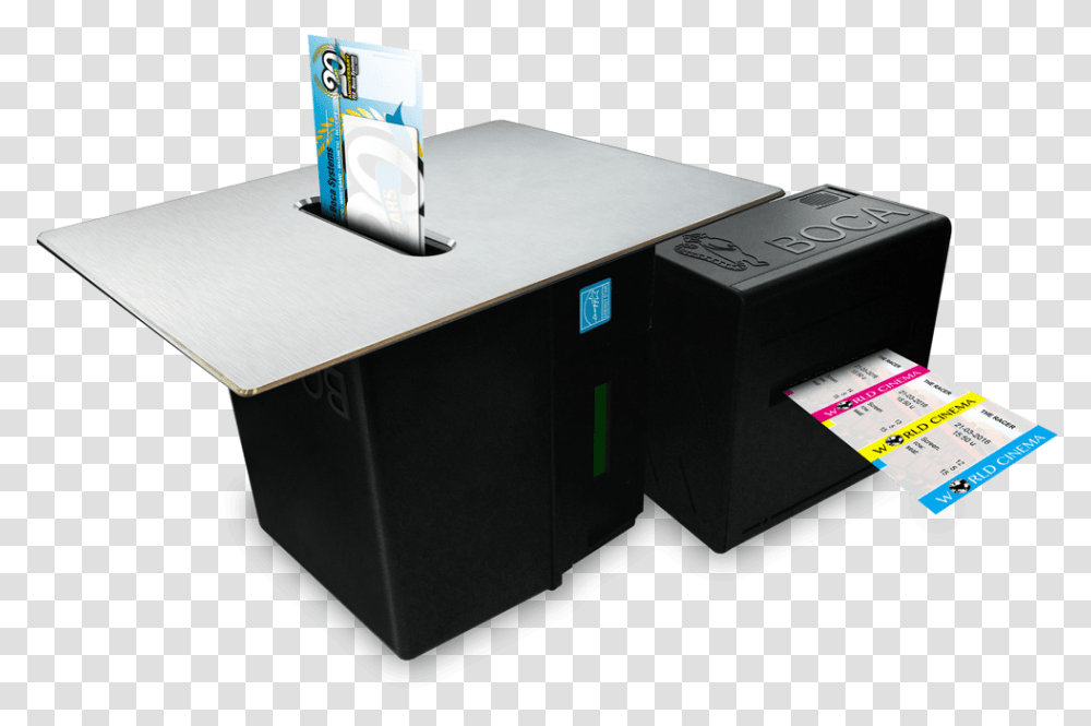 Boca Lemur Thermal Ticket Printers Table, Furniture, Tabletop, Machine, Desk Transparent Png