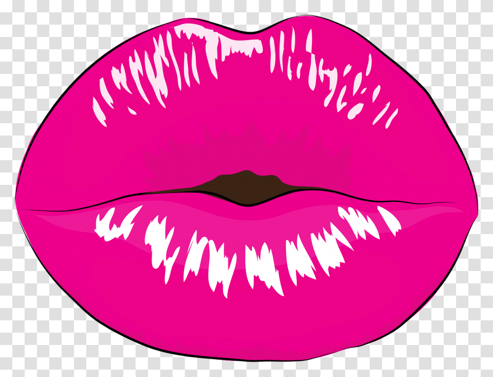 Boca Maquiagem Beijo Rosa Lbios Femininos Pink Lips Clipart, Mouth, Purple, Tongue, Cosmetics Transparent Png