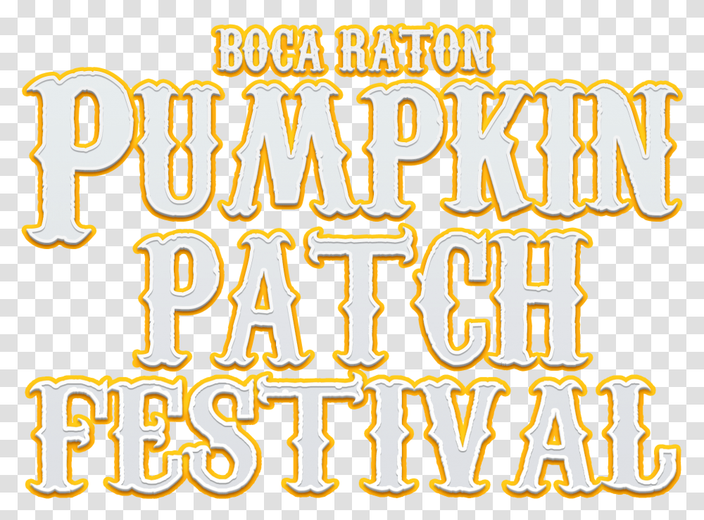 Boca Pumpkin Patch Festival Calligraphy, Alphabet, Flyer, Advertisement Transparent Png