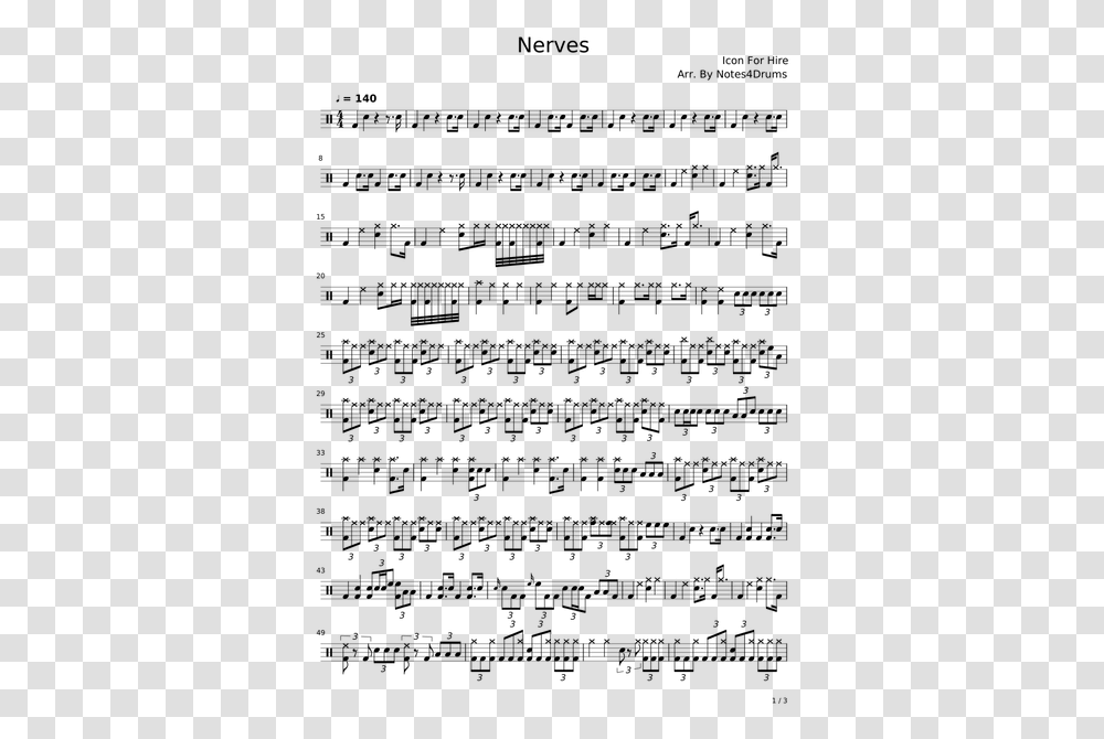 Boccherini Minuet Piano Sheet Music, Gray, World Of Warcraft Transparent Png