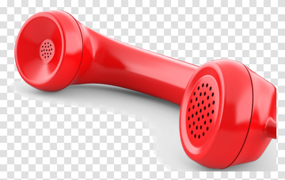 Bocina De Telefono Rojo, Blow Dryer, Appliance, Hair Drier, Electronics Transparent Png