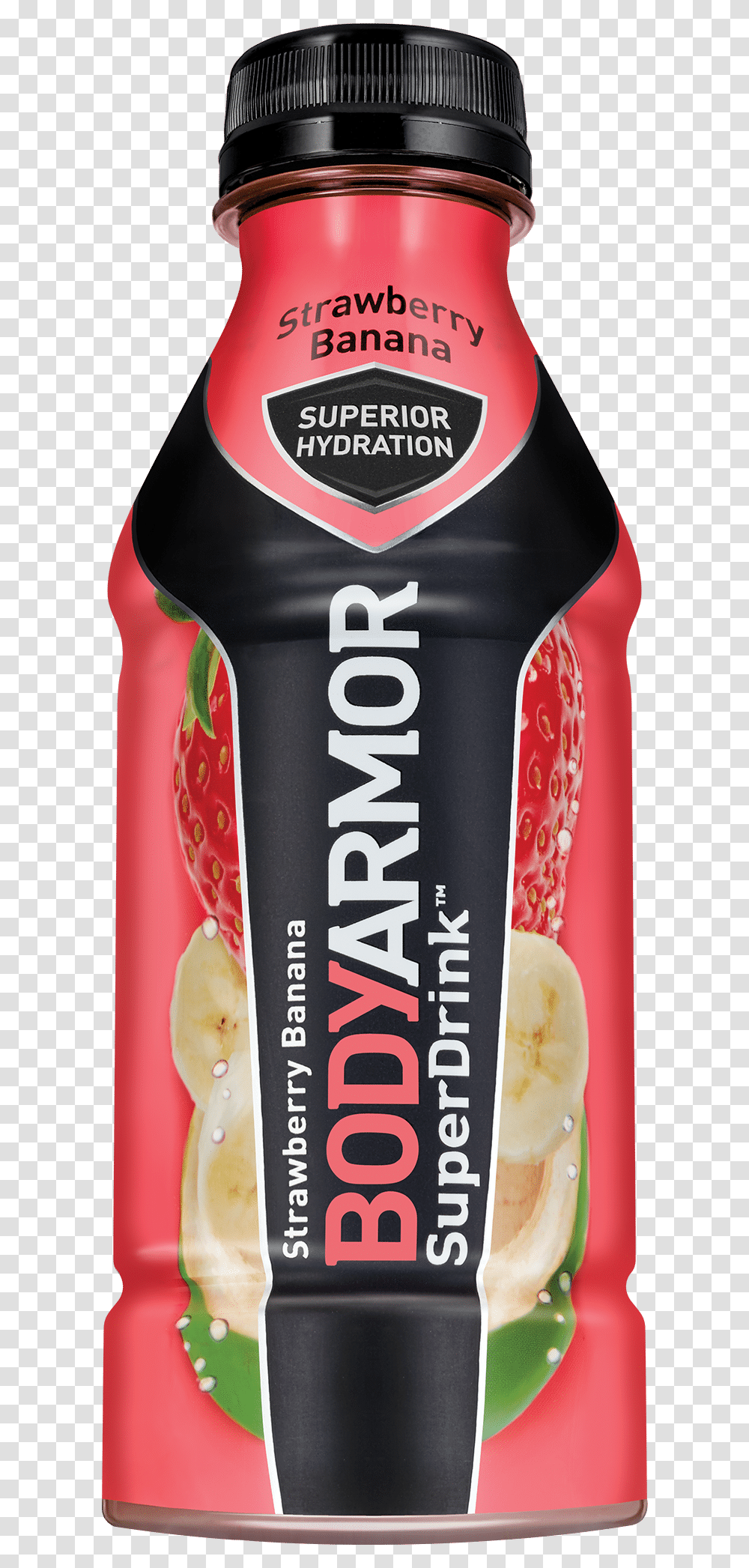 Body Armor Drink Strawberry Banana Nutrition, Food, Plant, Bottle Transparent Png