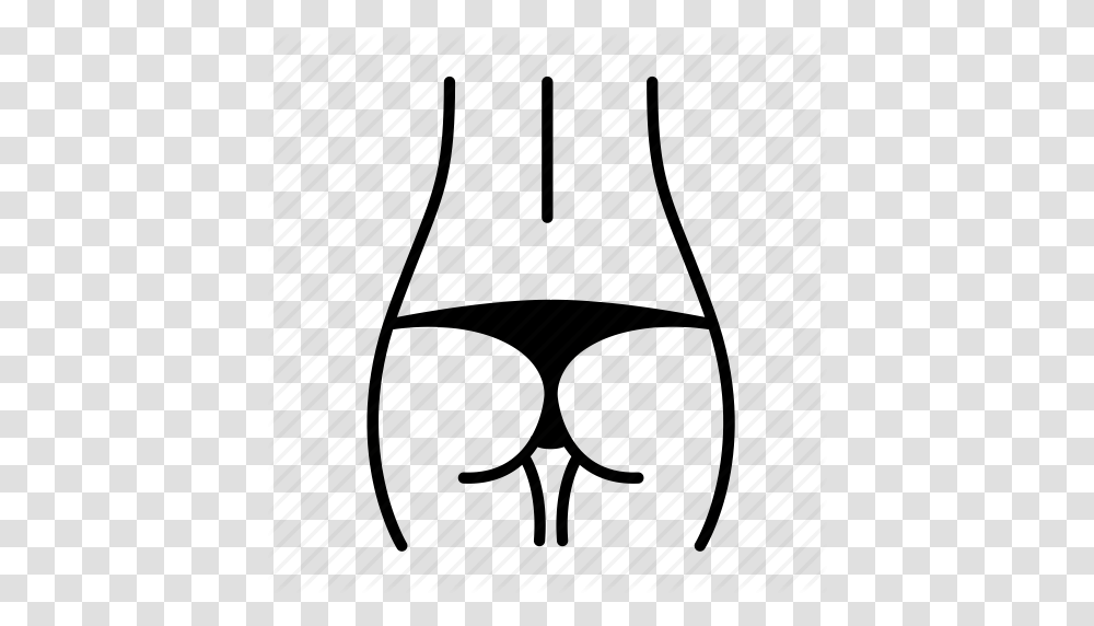 Body Butt Fitness Panties Slim Icon, Hourglass Transparent Png