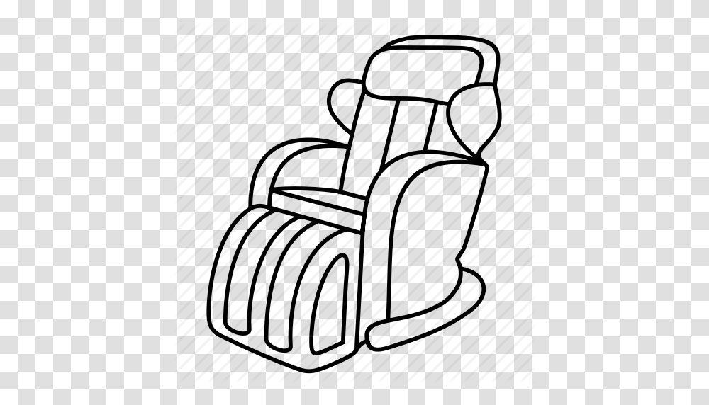 Body Chair Full Massage Recreation Relax Relaxation Icon, Bag, Drawing Transparent Png