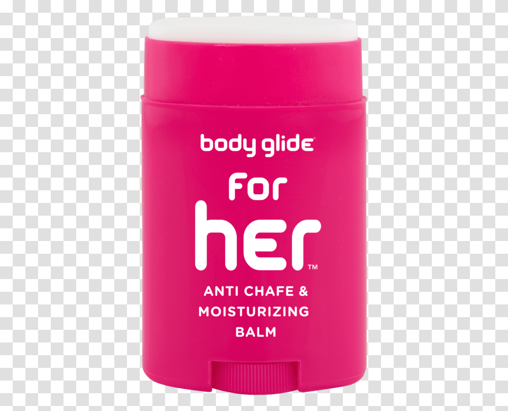 Body Glide For Her Anti Chafe And Moisturizing Balm Box, Cosmetics, Bottle, Deodorant, Aftershave Transparent Png