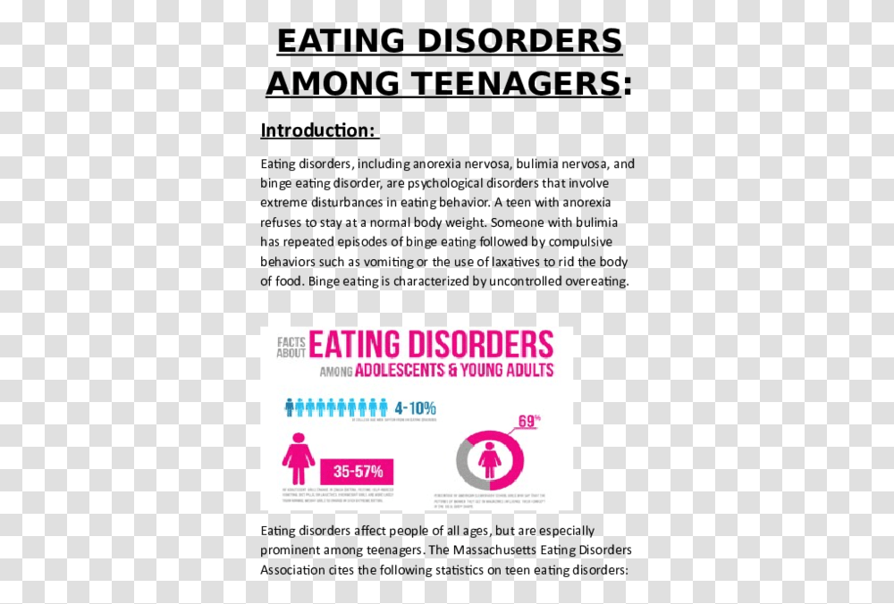 Body Image And Eating Disorders Amongst Language, Text, Paper, Advertisement, Label Transparent Png