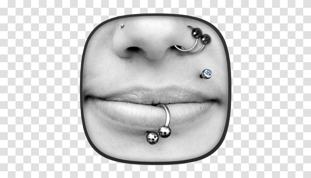 Body Piercing Photo Editor Download Apk For Android, Mouth, Lip, Person, Human Transparent Png