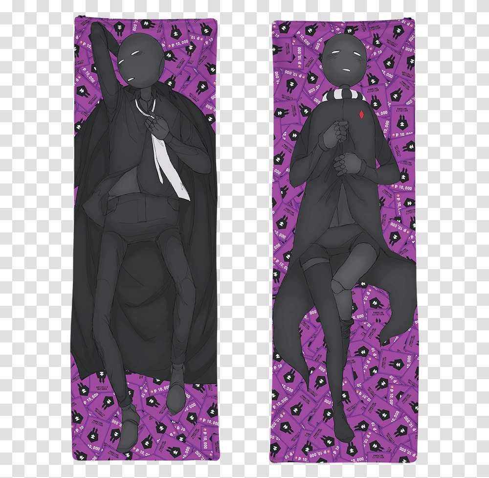 Body Pillow Front And Back, Apparel, Costume, Person Transparent Png