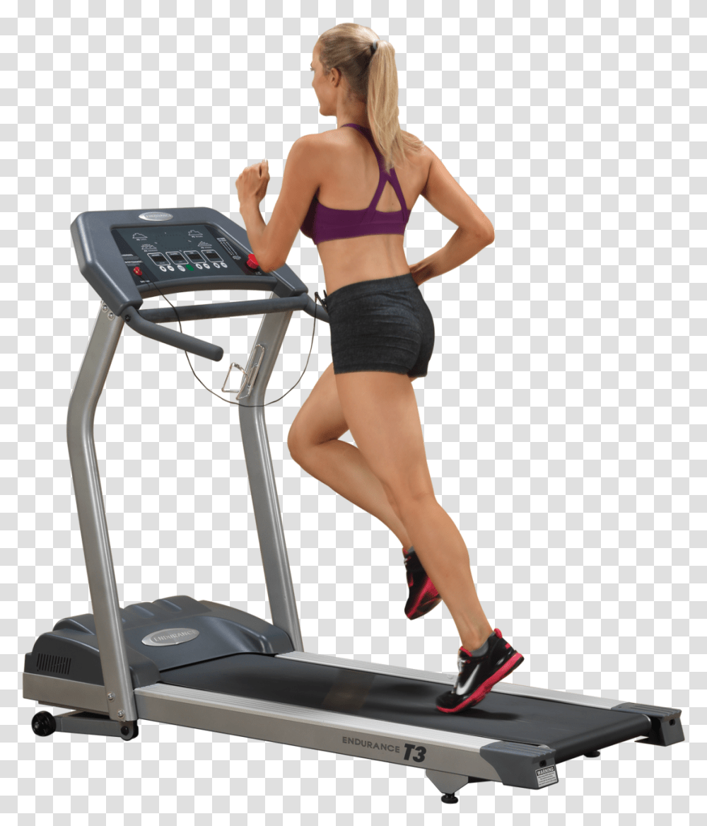 Body Solid Endurance Treadmill, Person, Working Out, Sport, Fitness Transparent Png