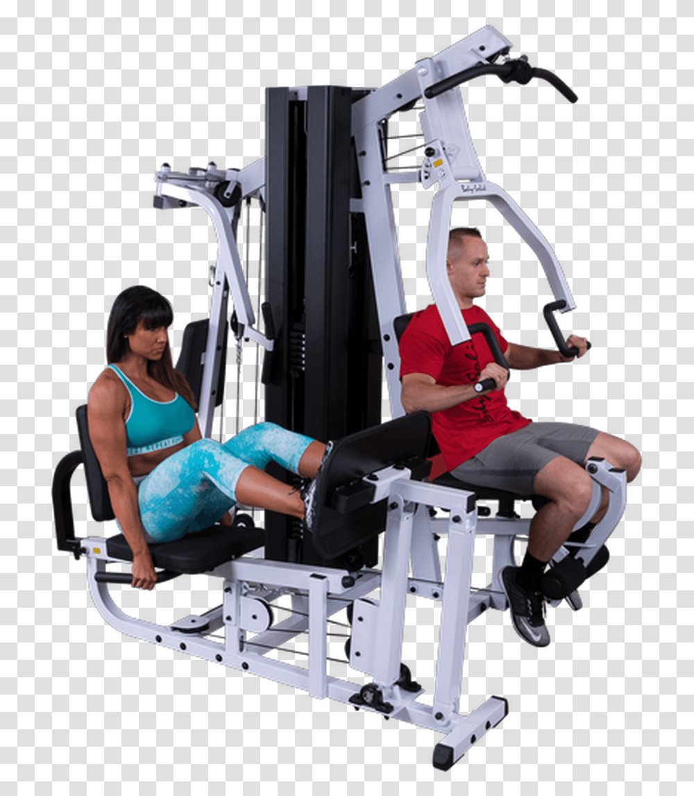Body Solid Exm3000lps Multi Station Gym Body Solid Exm3000lps Home Gym, Fitness, Working Out, Sport, Person Transparent Png