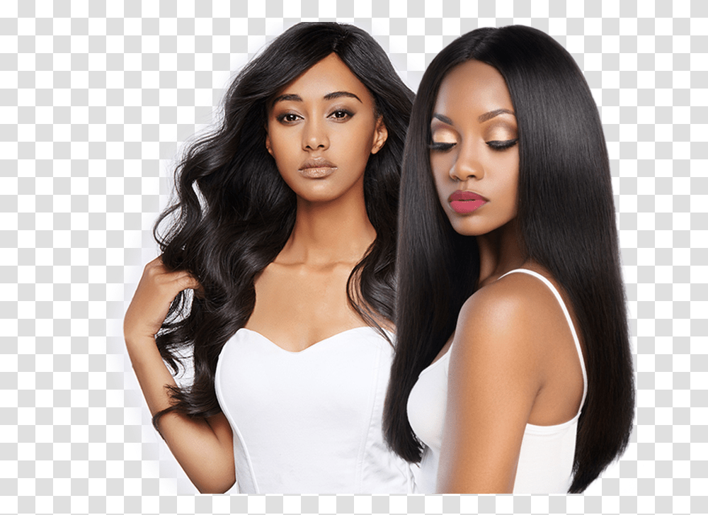 Body Wave Hair, Person, Face, Black Hair Transparent Png