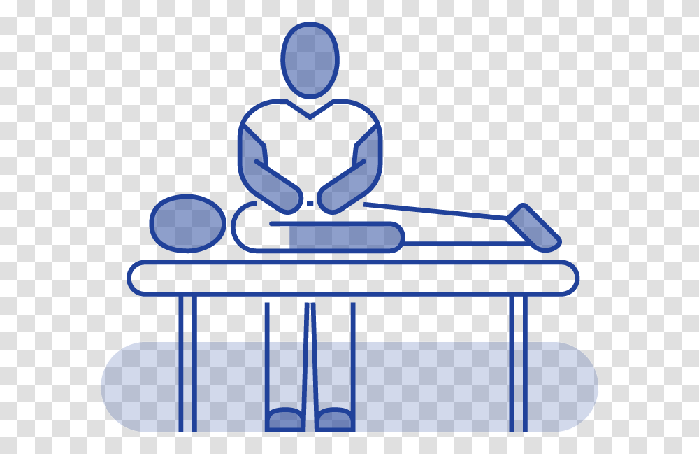 Body Works Blue Outline New Injury Sitting, Dj, Video Gaming Transparent Png