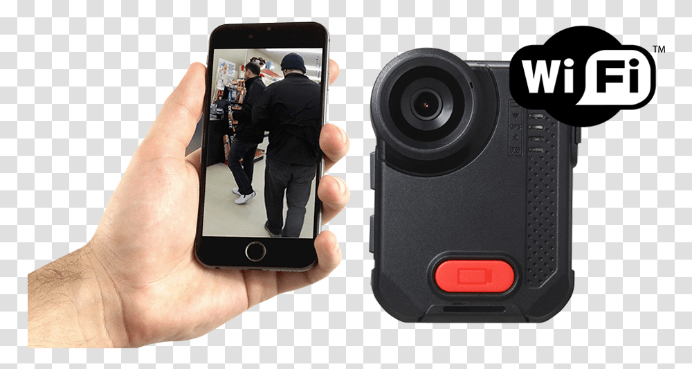 Body Worn Camera With Wifi And Bluetooth Body Camera With Bluetooth, Person, Human, Electronics, Mobile Phone Transparent Png
