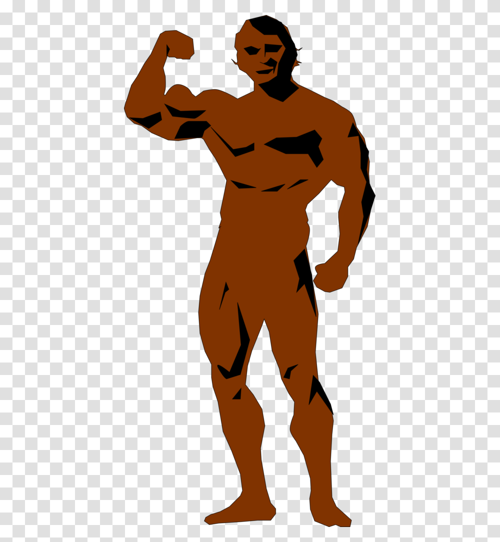 Bodybuilder Clip Art Of A Body Builder Winging, Hand, Person, Human, Fist Transparent Png
