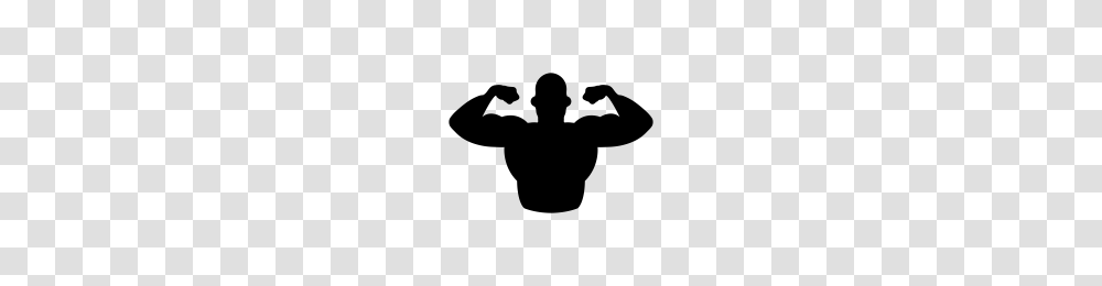 Bodybuilder Icons Noun Project, Gray, World Of Warcraft Transparent Png