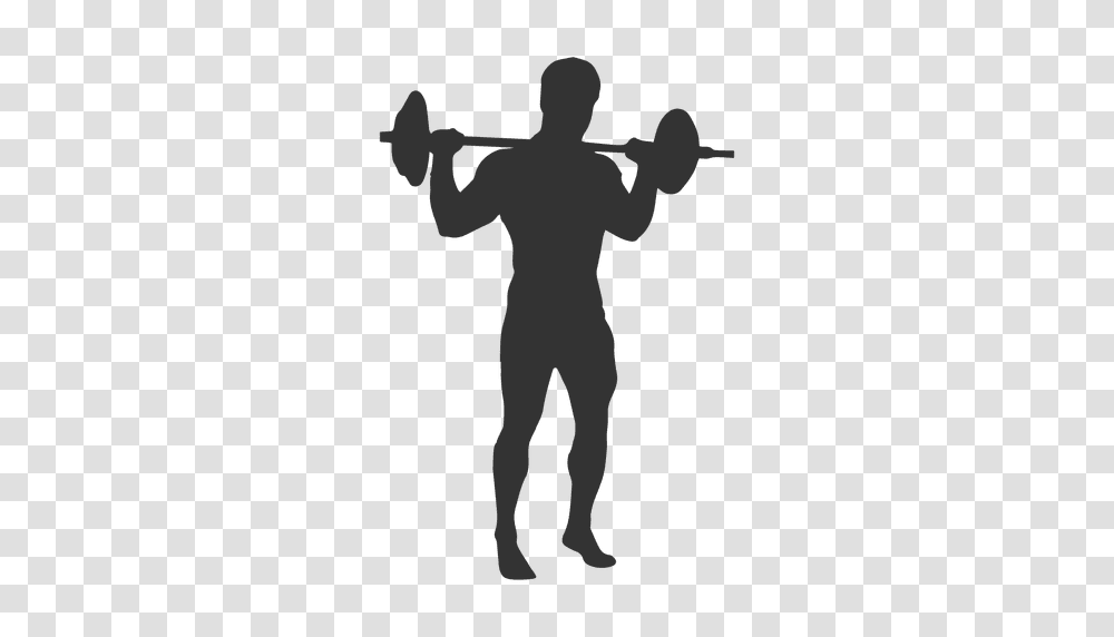 Bodybuilder Training Silhouette, Person, Photography, Outdoors, Duel Transparent Png