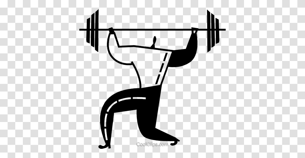 Bodybuilding And Weight Lifting Royalty Free Vector Clip Art, Bow, Sport, Working Out, Silhouette Transparent Png