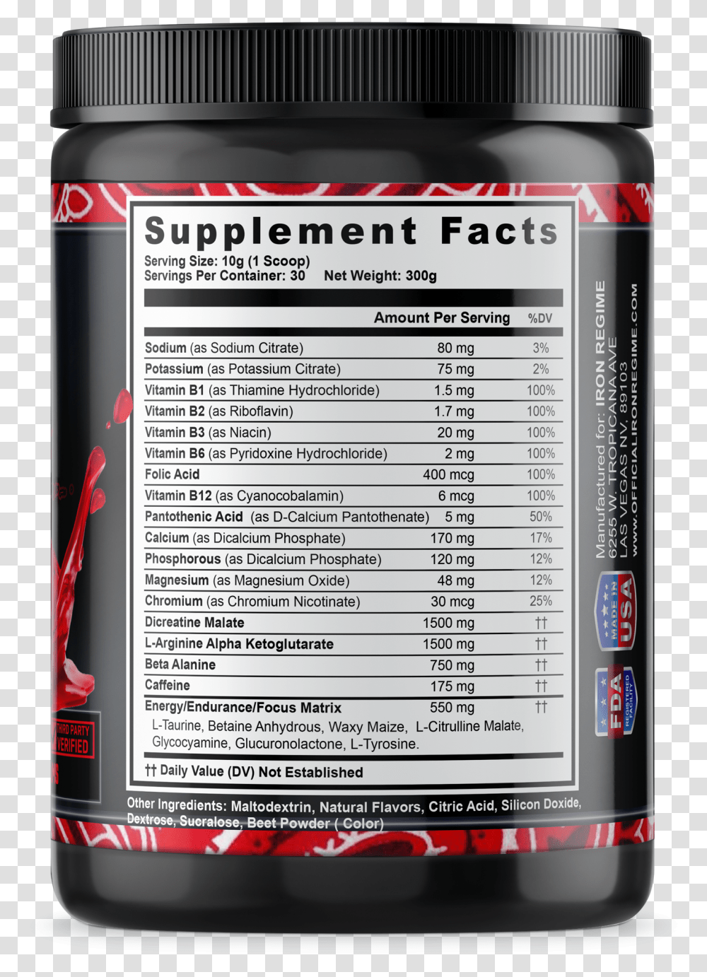 Bodybuilding Supplement, Label, Menu, Tin Transparent Png