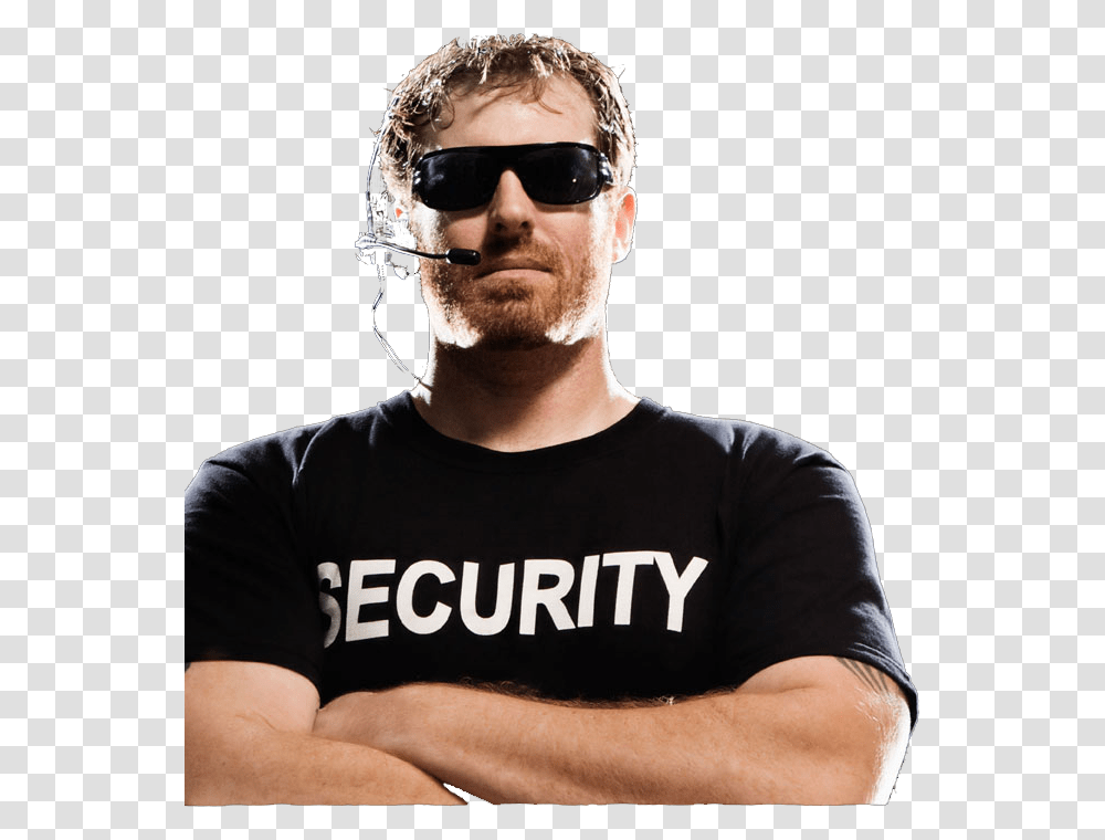 Bodyguard Police Bouncer Guard Officer Security Clipart Cool Security Guard, Face, Person, Human, Sunglasses Transparent Png