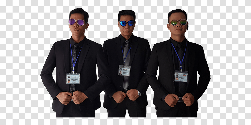 Bodyguard Service In Vietnam Bodyguard, Tie, Accessories, Person, Sunglasses Transparent Png