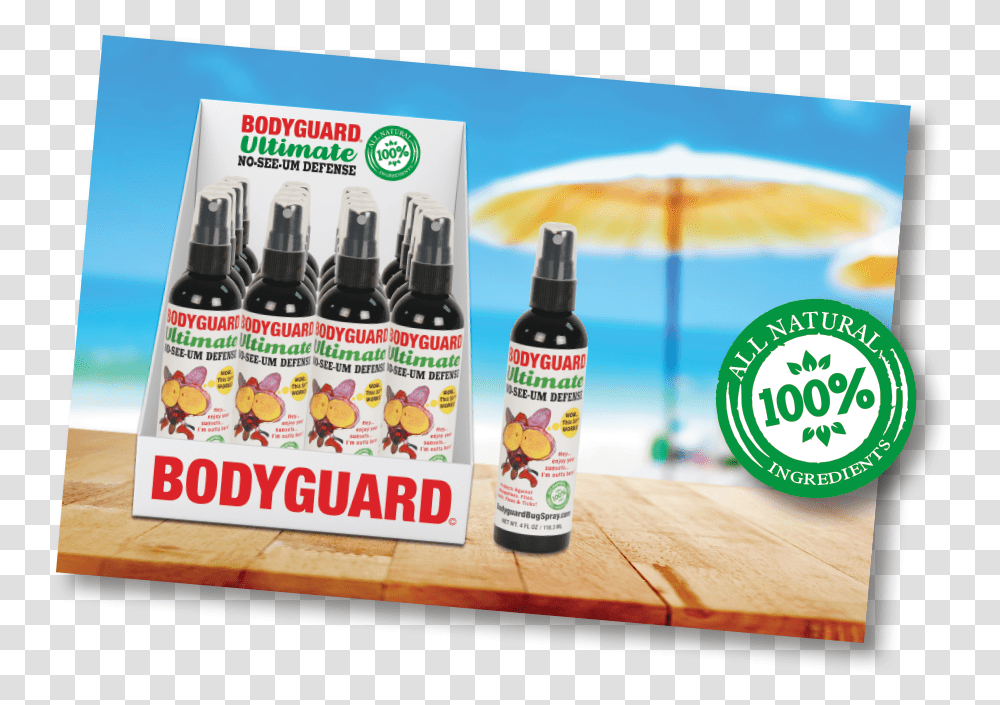 Bodyguard Ultimate No See Um Defense Guinness, Beer, Alcohol, Beverage, Bottle Transparent Png